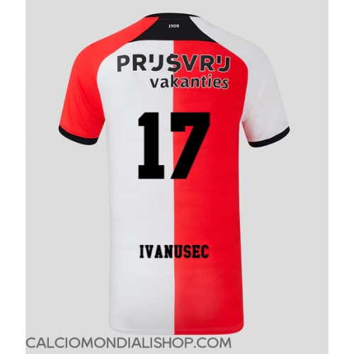 Maglie da calcio Feyenoord Luka Ivanusec #17 Prima Maglia 2024-25 Manica Corta